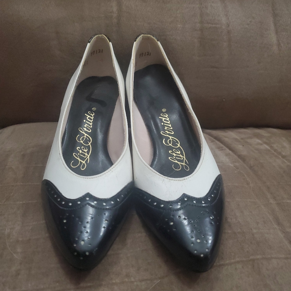Life Stride Slip On Pointed Heel Shoe 8